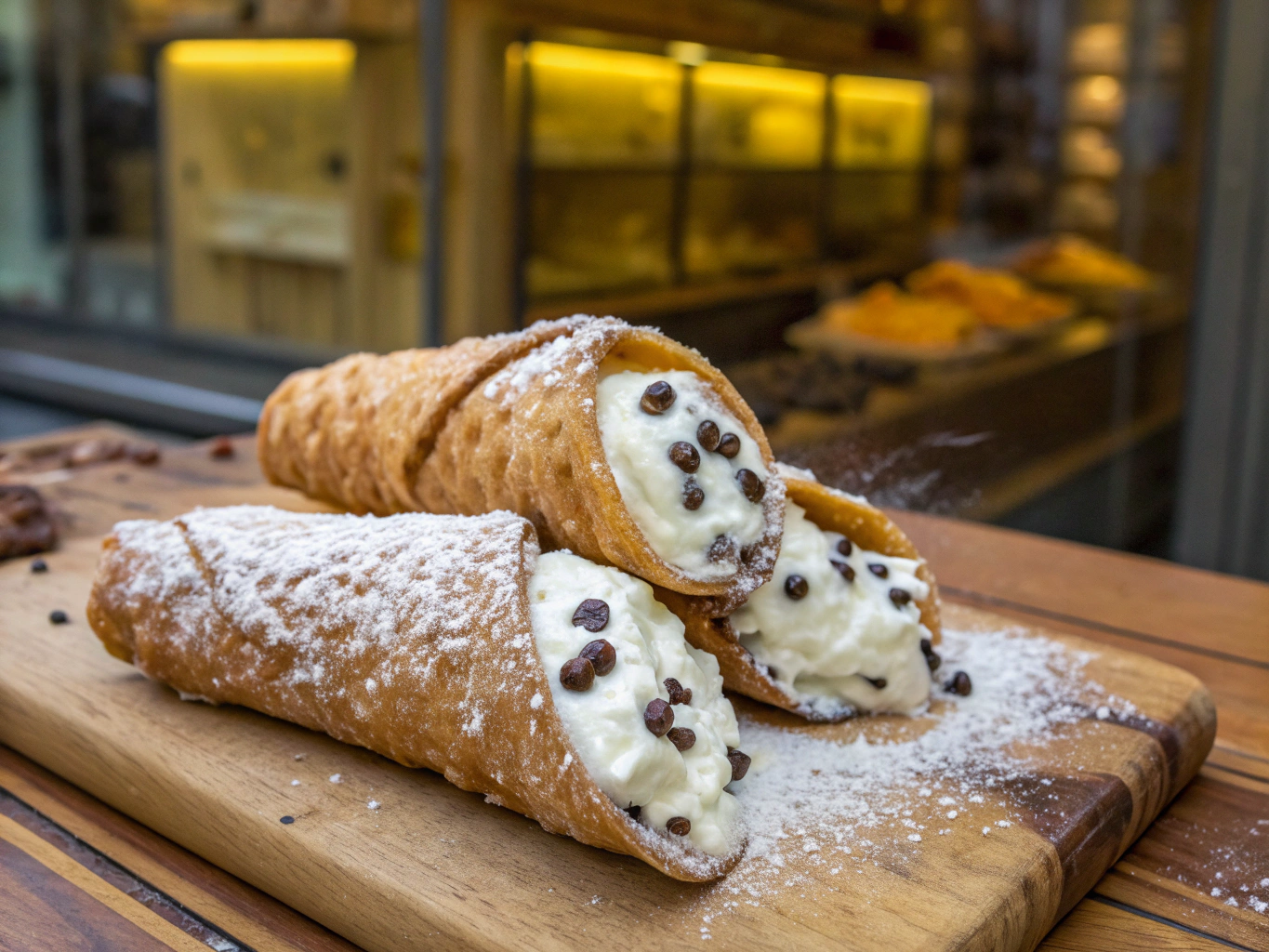 Pistachio Cannoli